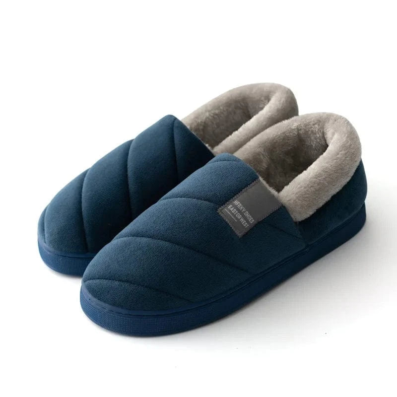 Chaussons Charentaises Modernes pour Homme Bleu marine / 38-39