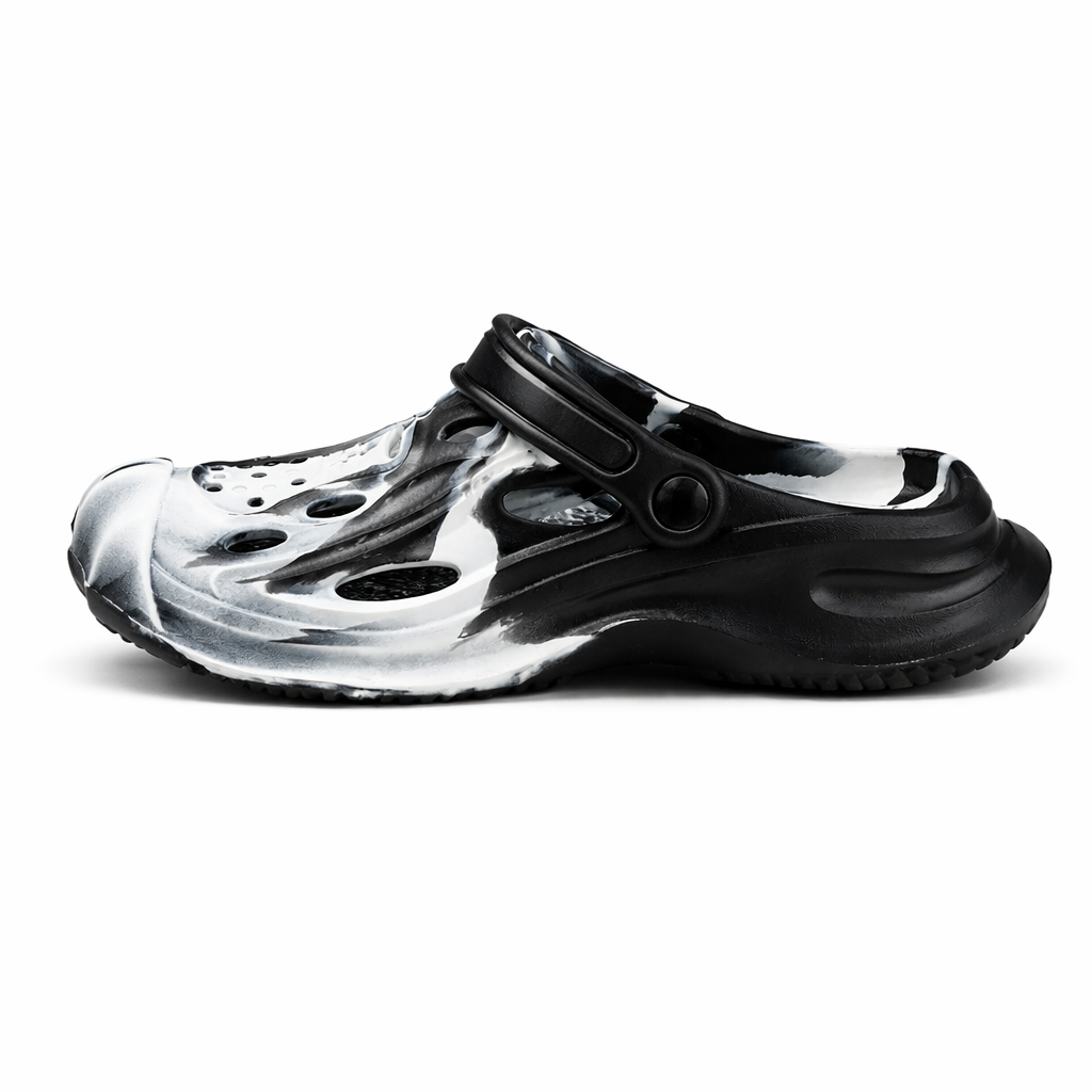 Chaussons Sabots pour Homme Bicolore