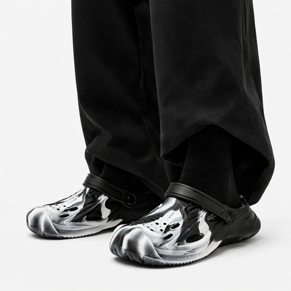 Chaussons Sabots pour Homme Bicolore