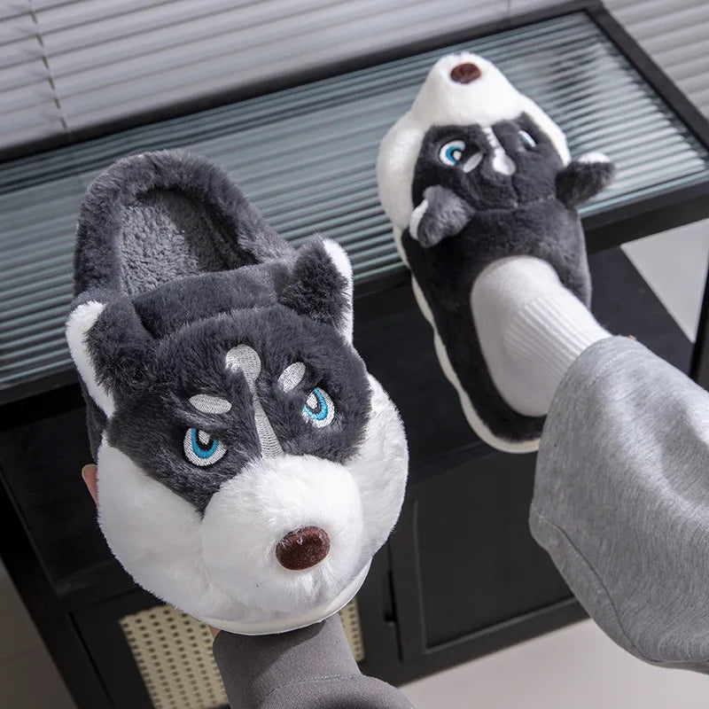 Chaussons Rigolos Chien pour Homme