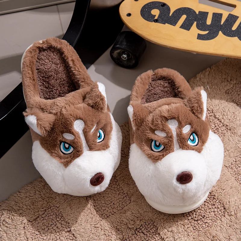 Chaussons Rigolos Chien pour Homme