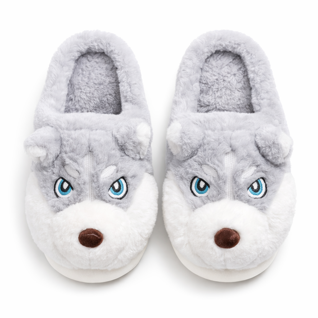 Chaussons Rigolos Chien pour Homme