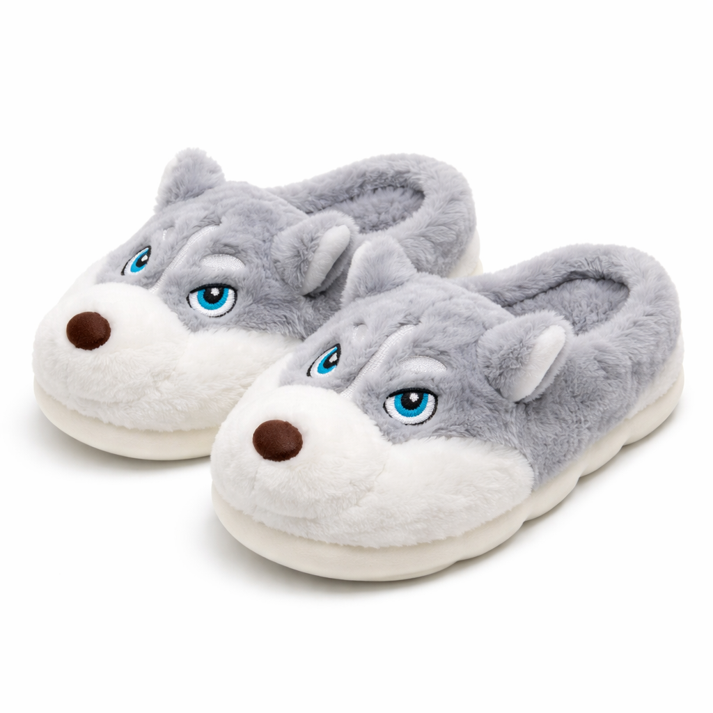 Chaussons Rigolos Chien pour Homme