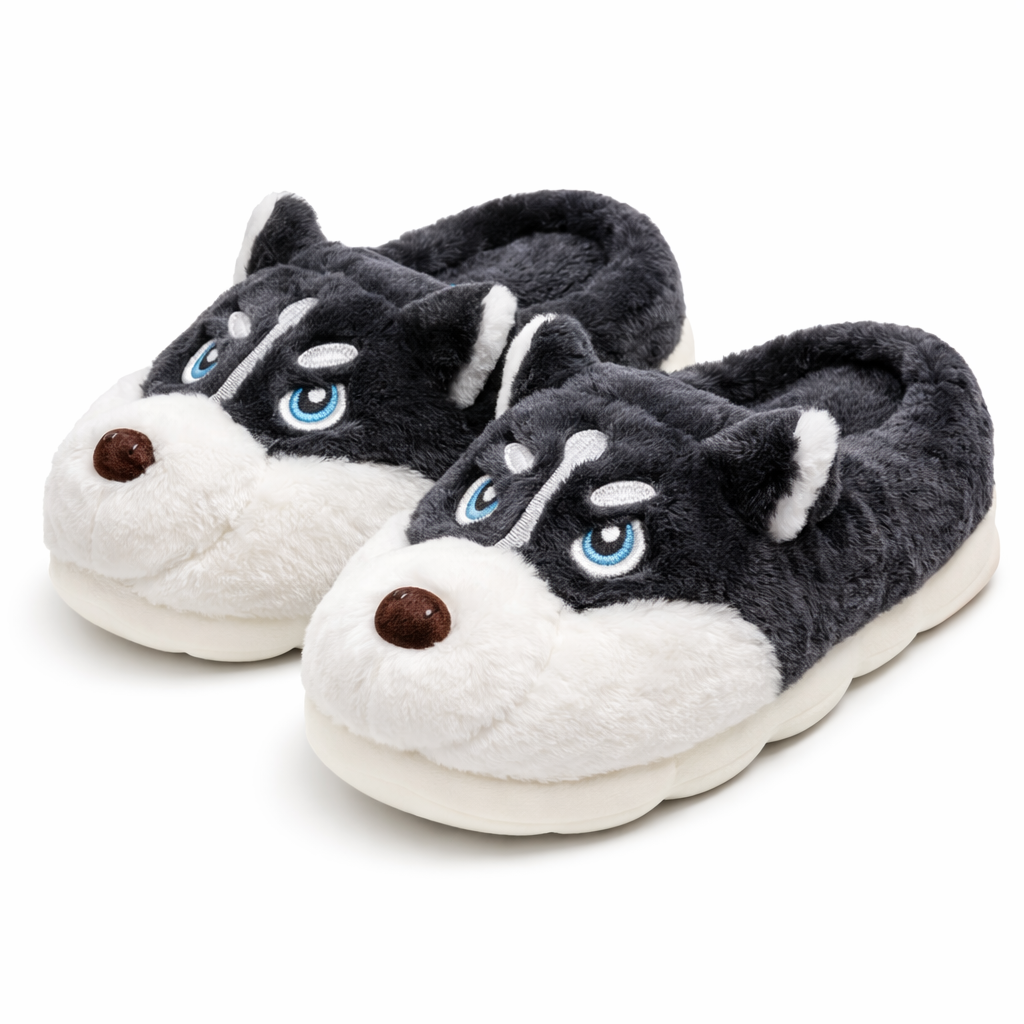 Chaussons Rigolos Chien pour Homme