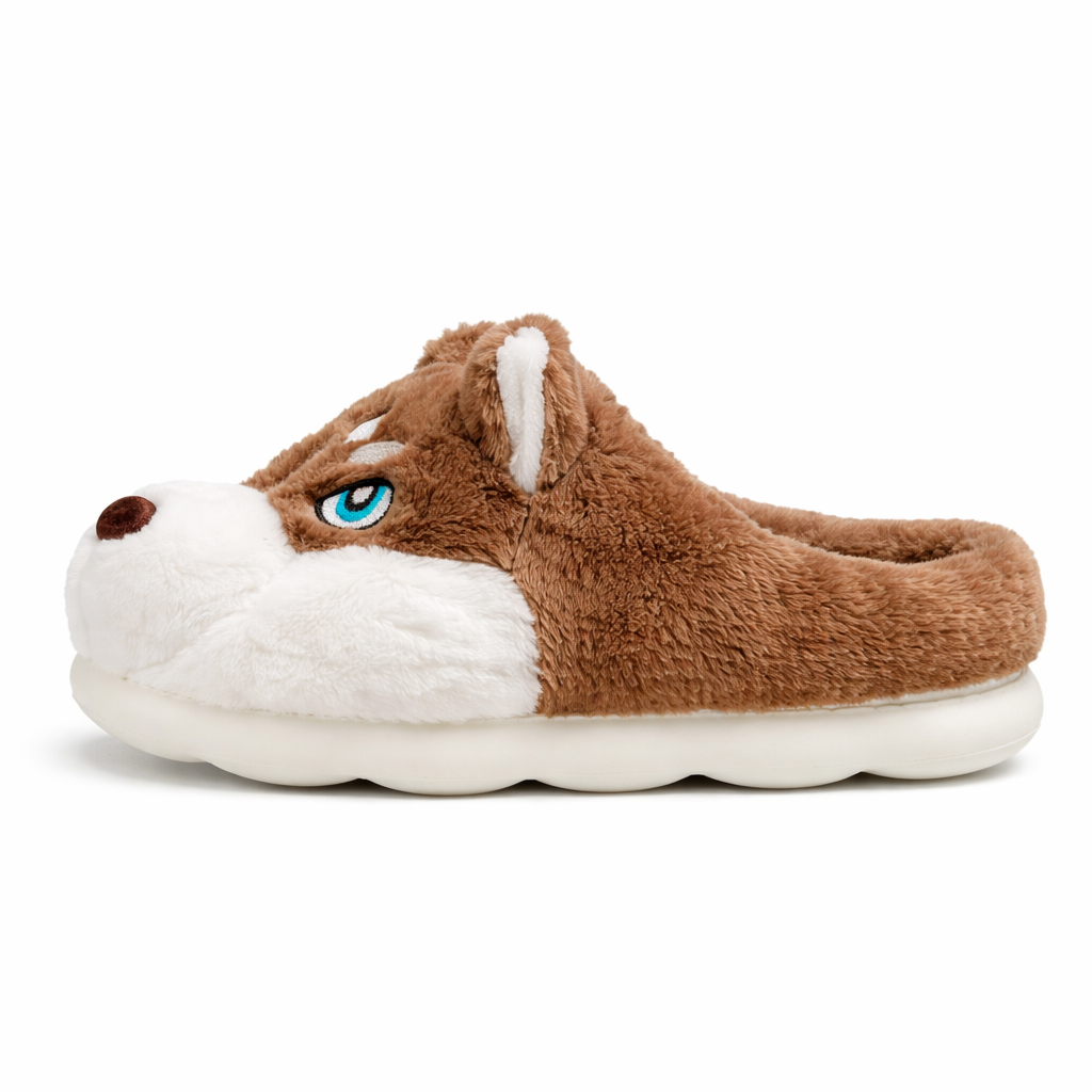 Chaussons Rigolos Chien pour Homme