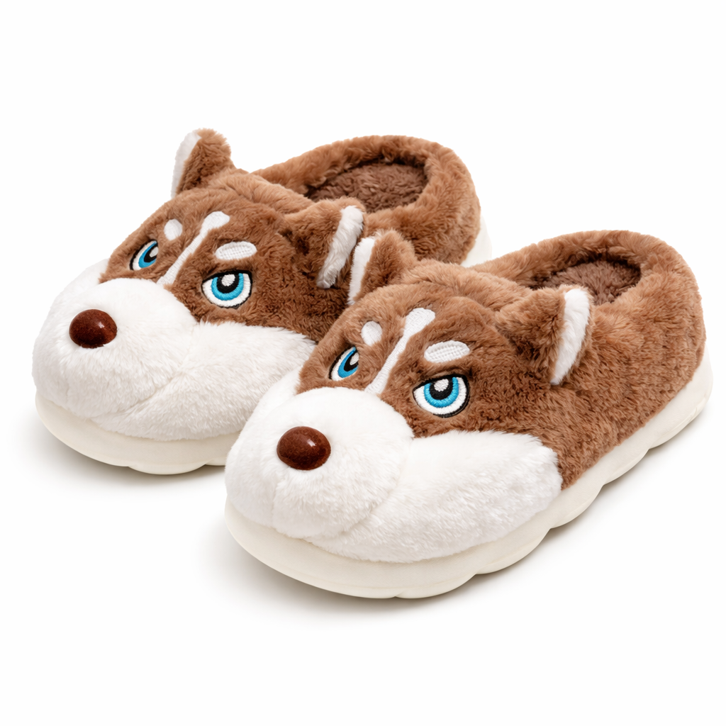 Chaussons Rigolos Chien pour Homme