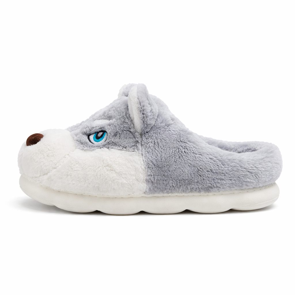 Chaussons Rigolos Chien pour Homme