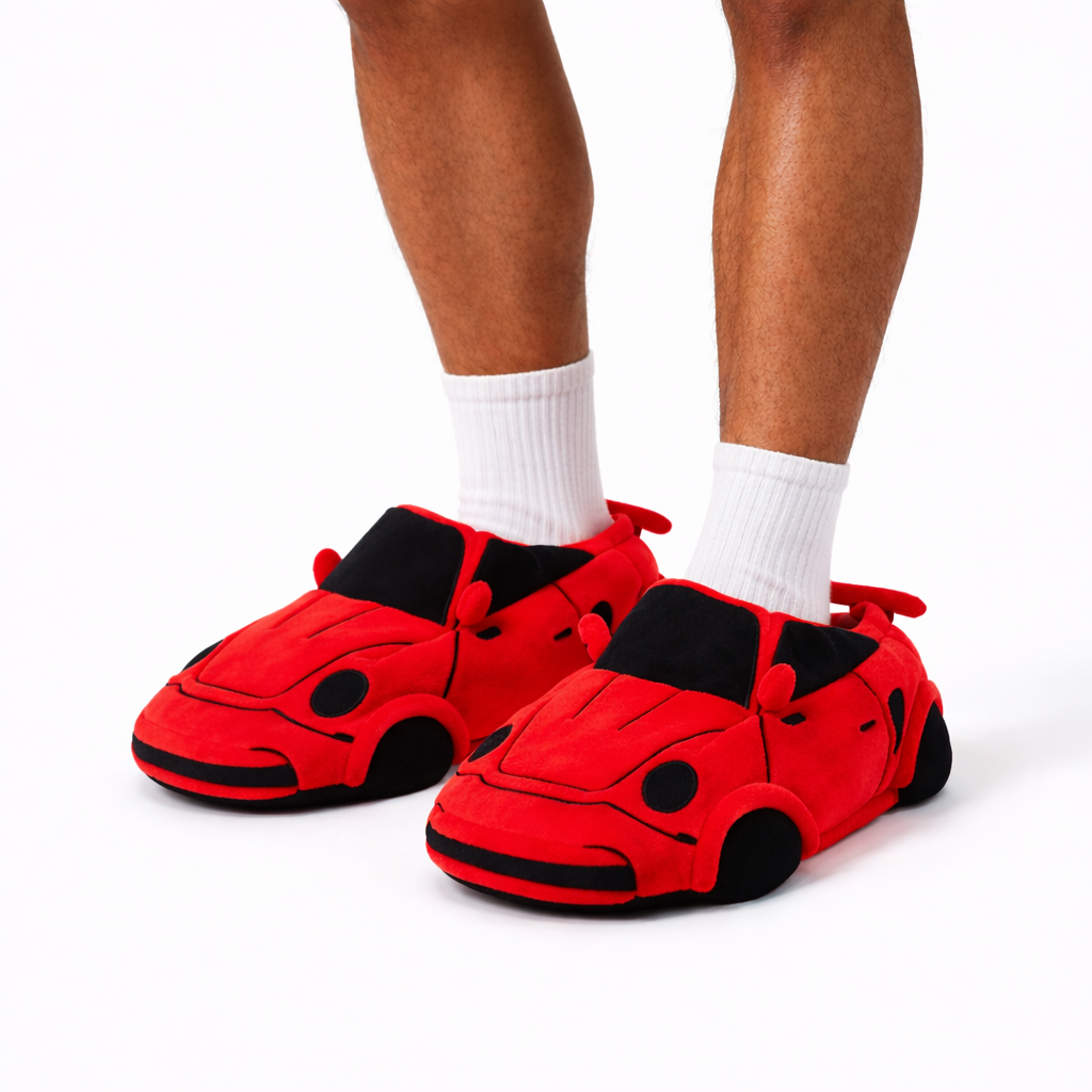 Chaussons Rigolos pour Hommes Voiture GT