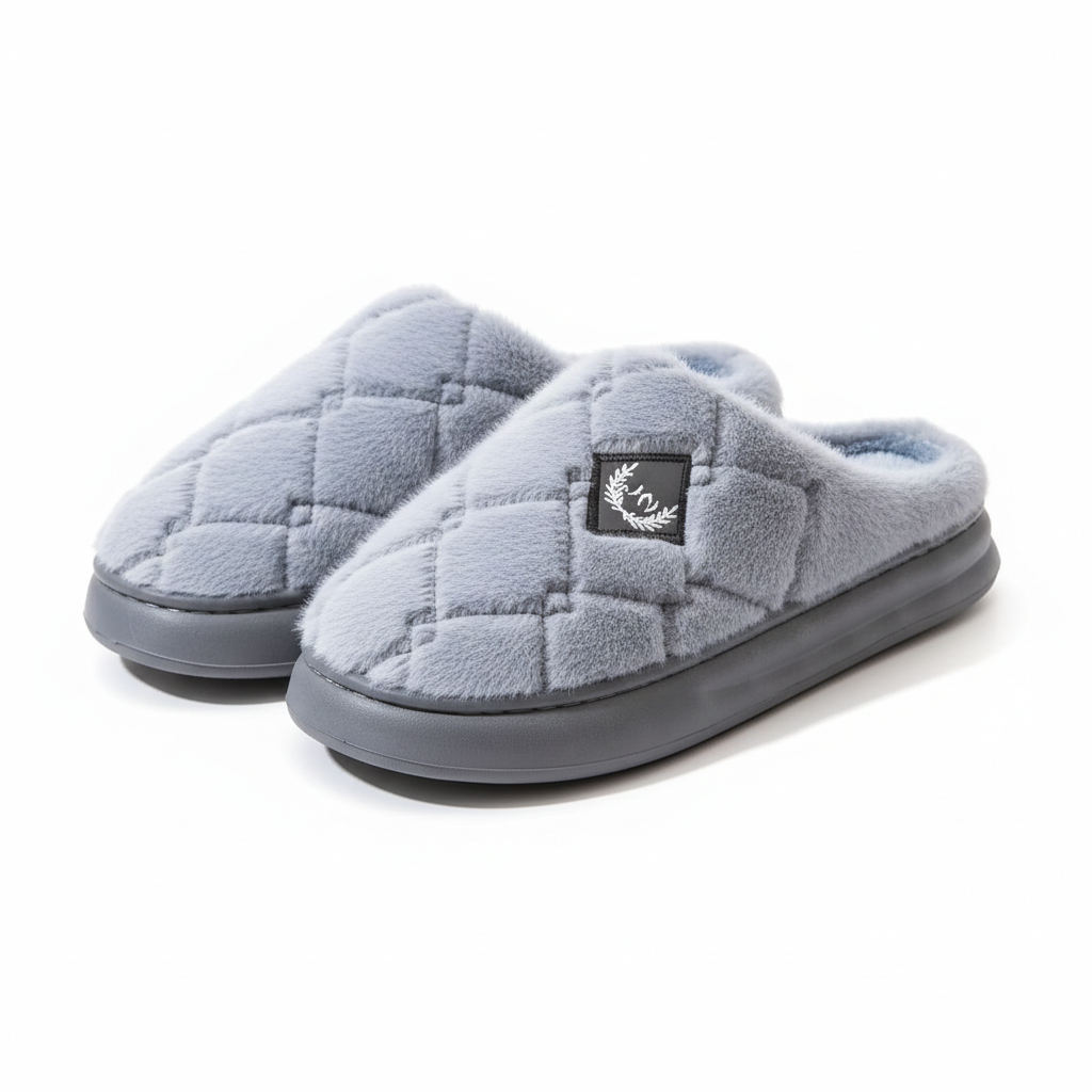 Chaussons Homme Fausse Fourrure