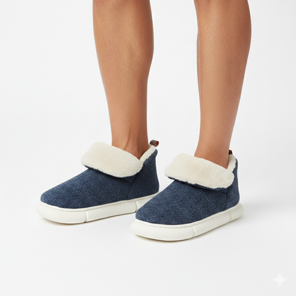 Chaussons Hauts Fourrure Homme