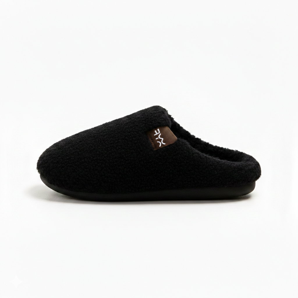 Chaussons Mules Fourrure Homme