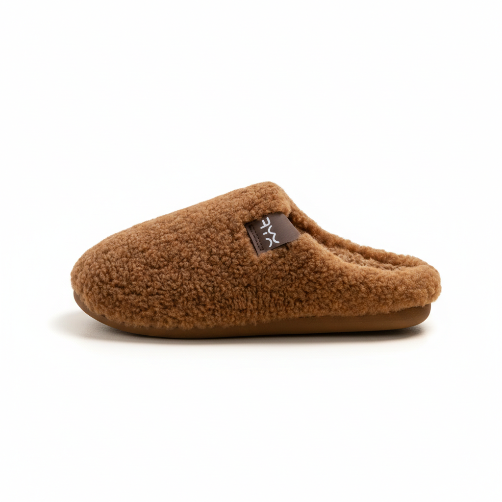 Chaussons Mules Fourrure Homme