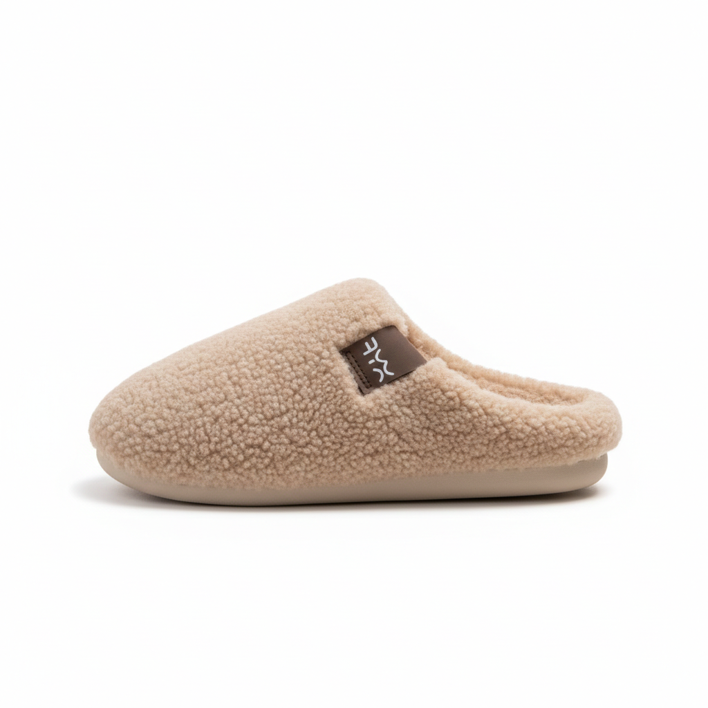 Chaussons Mules Fourrure Homme