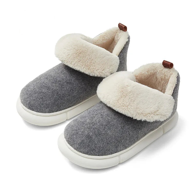 Chaussons Hauts Fourrure Homme