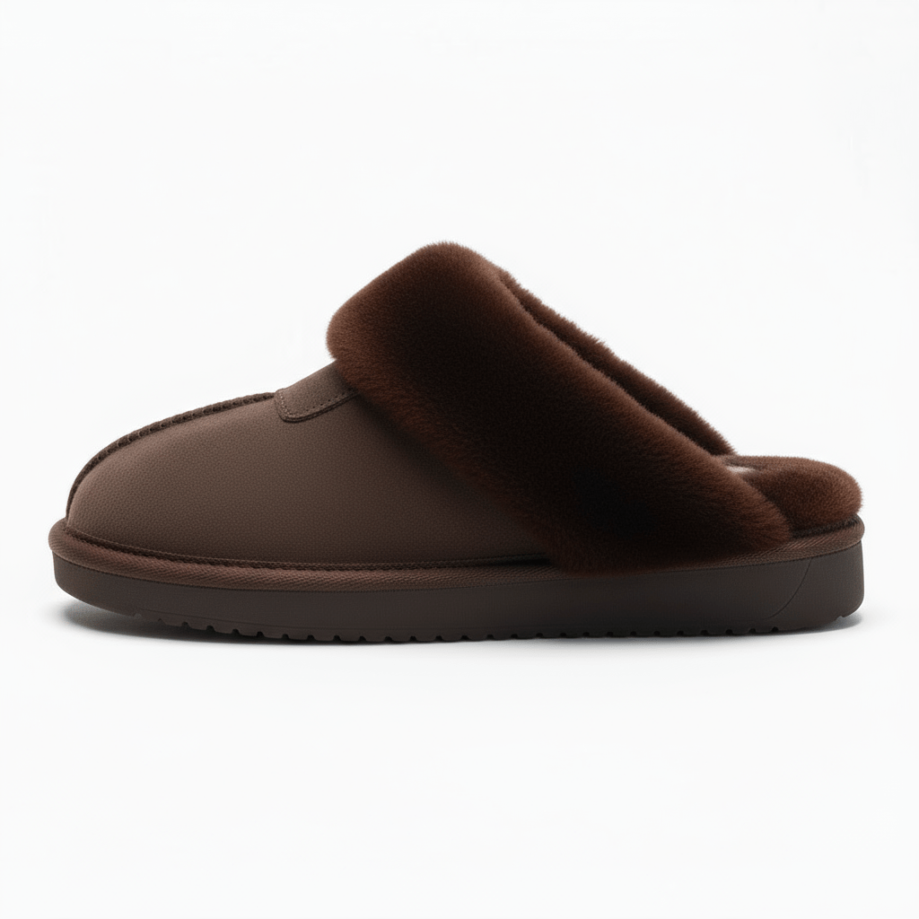 Chaussons Mules pour Homme Mouton Retourné