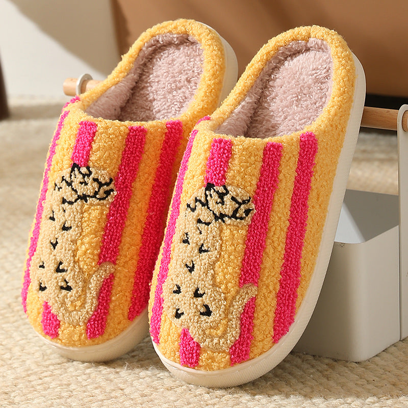 Chaussons Moumoute Léopard Bochausson
