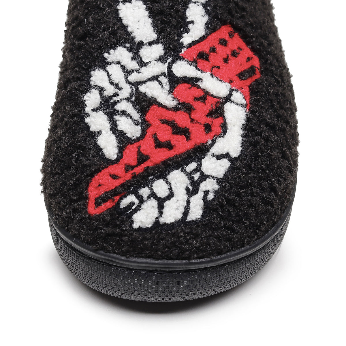 Chaussons Moumoute Main Squelette Bochausson