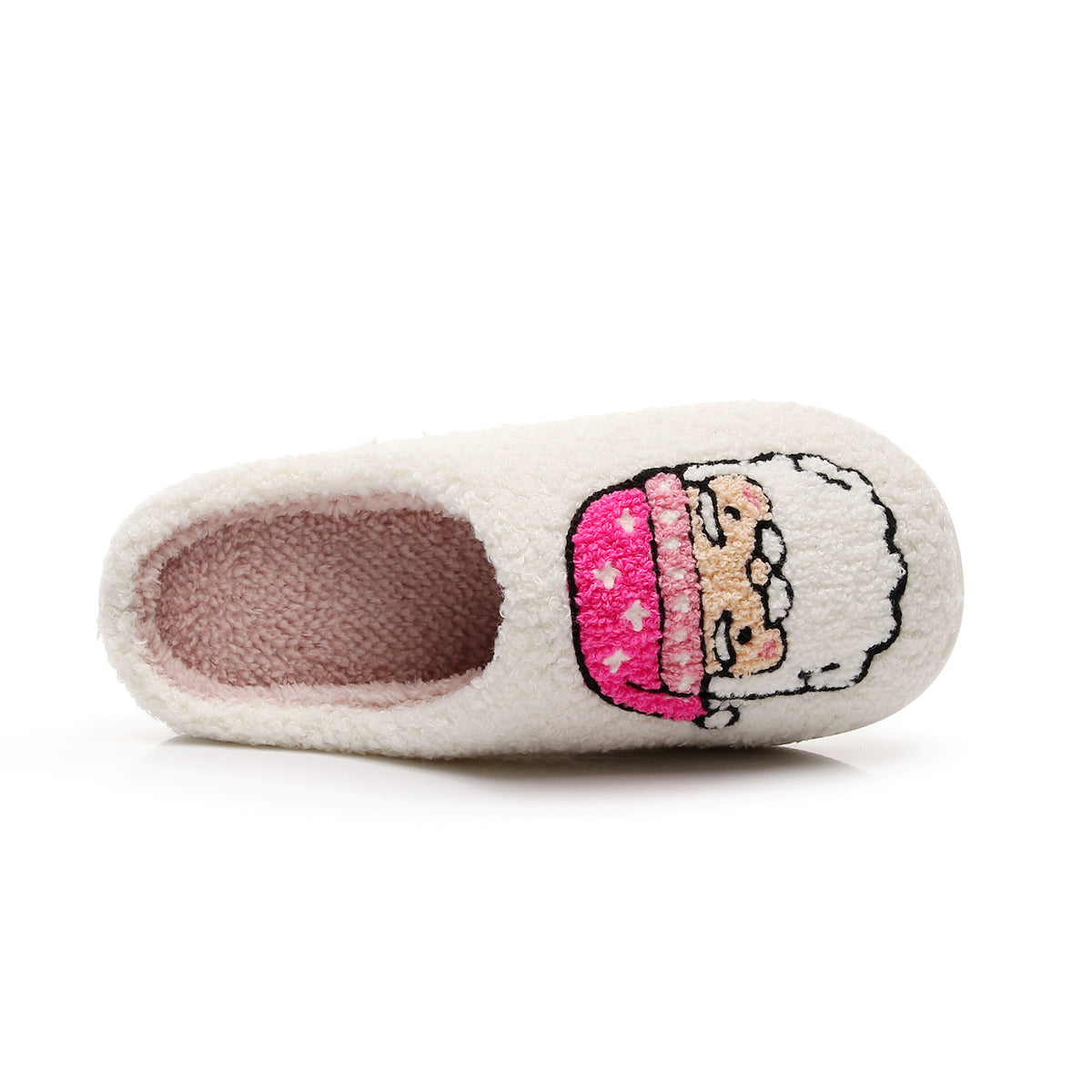Chaussons de Noël Père Noël Rose Bochausson