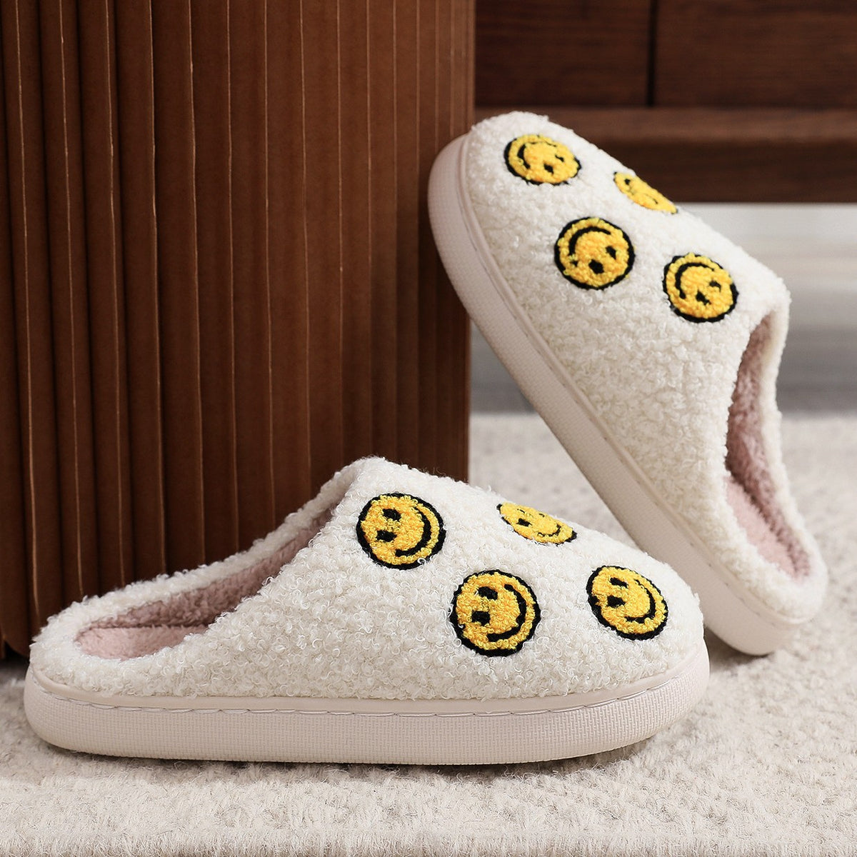 Chaussons Moumoute Smileys Bochausson