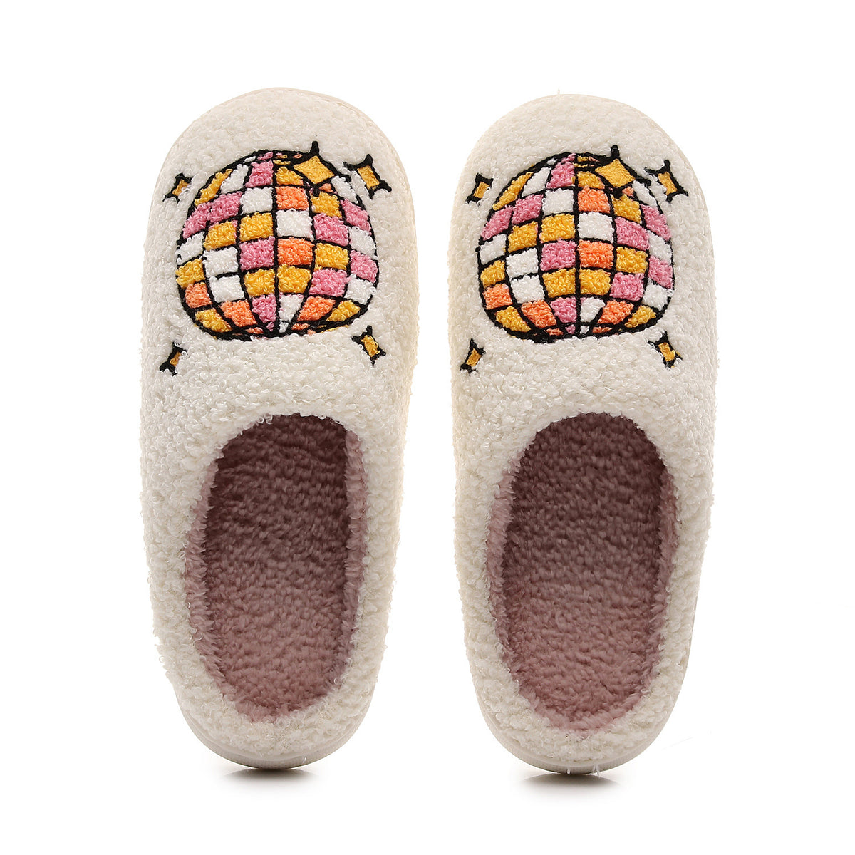 Chaussons Moumoute Boule Disco Bochausson