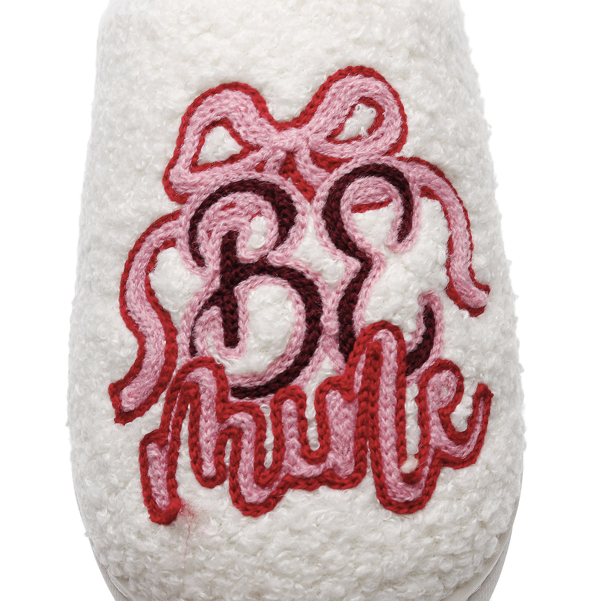 Chaussons Moumoute Brodés Cœur Bochausson