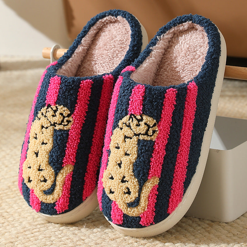 Chaussons Moumoute Léopard Bochausson