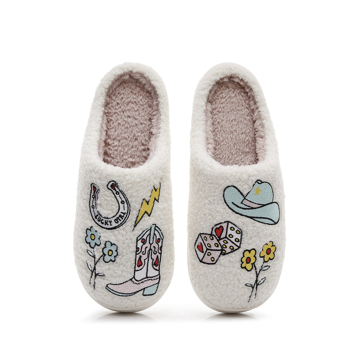 Chaussons Moumoute Motifs Western Bochausson