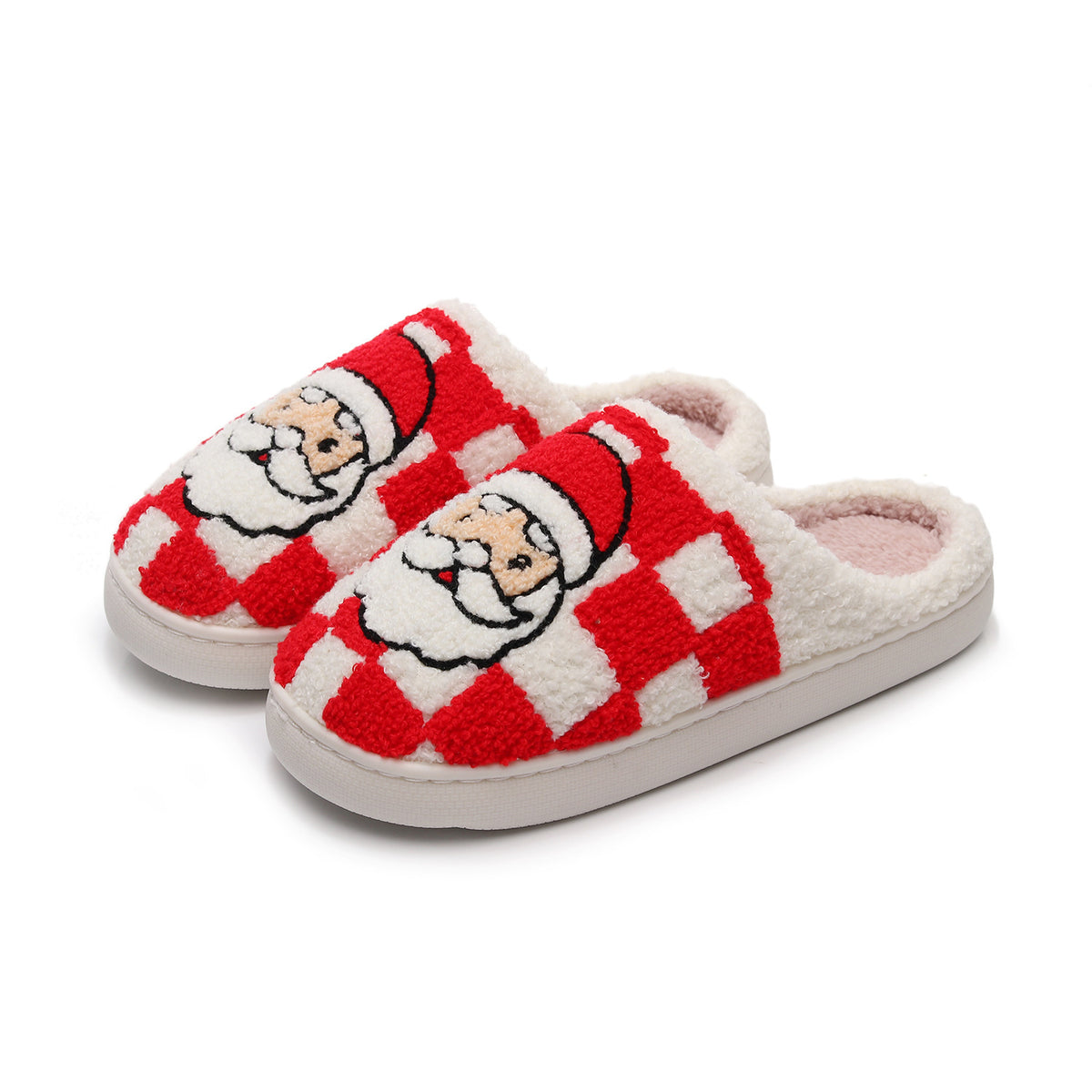 Chaussons de Noël à Carreaux Bochausson