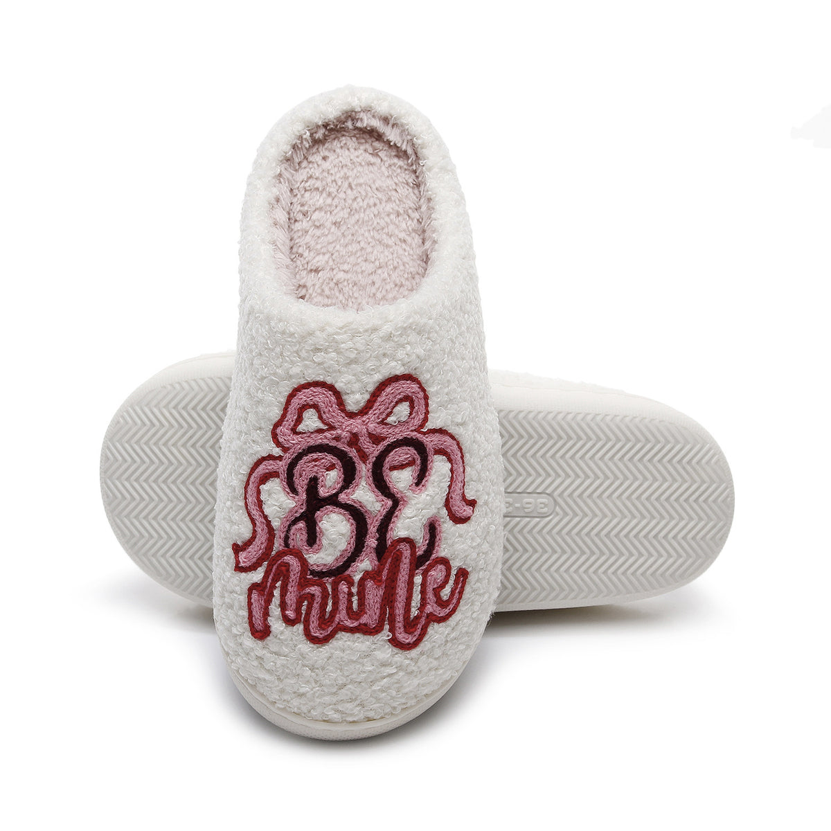 Chaussons Moumoute Brodés Cœur Bochausson