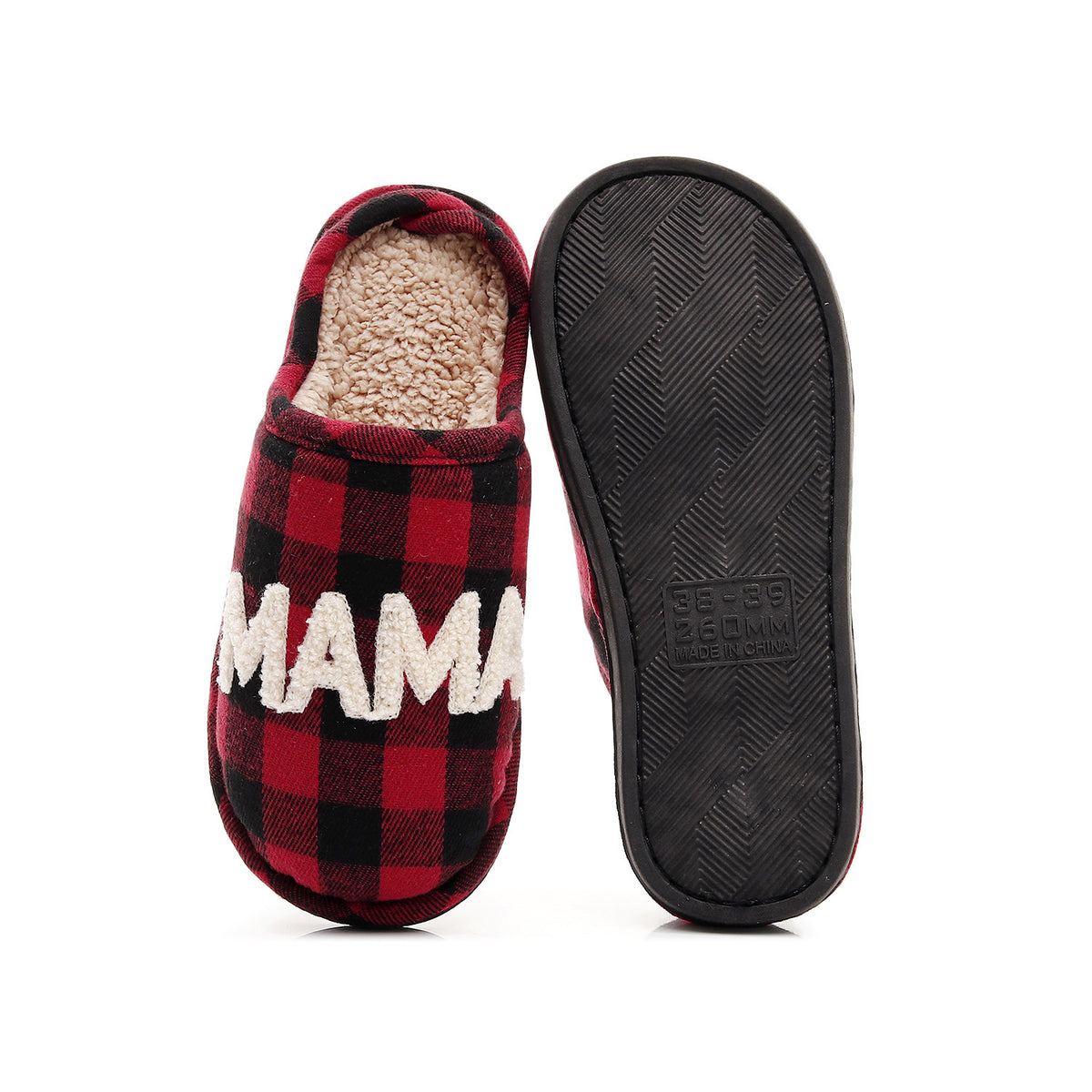 Chaussons à Carreaux pour Maman Bochausson