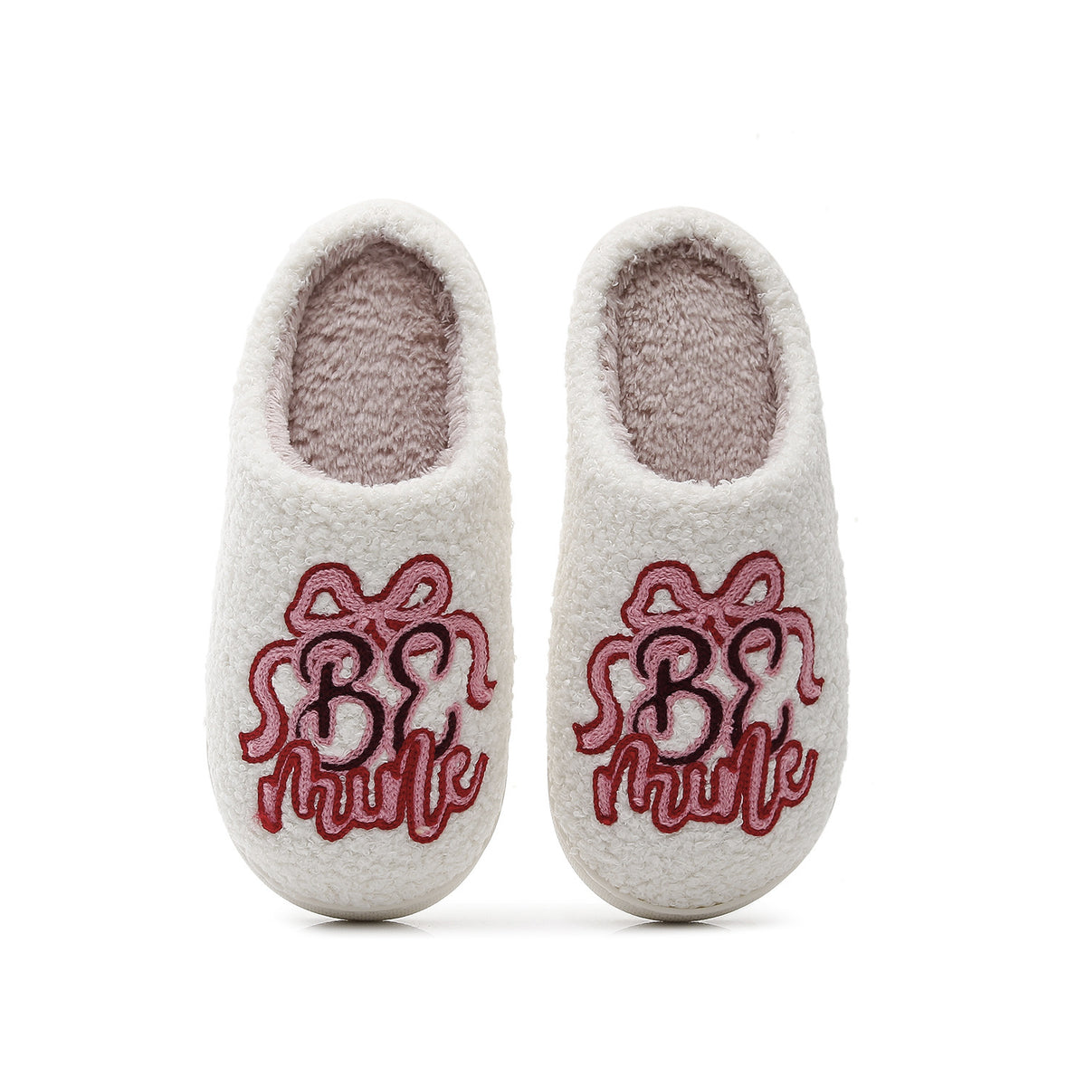 Chaussons Moumoute Brodés Cœur Bochausson