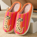 Chaussons Moumoute Léopard Bochausson