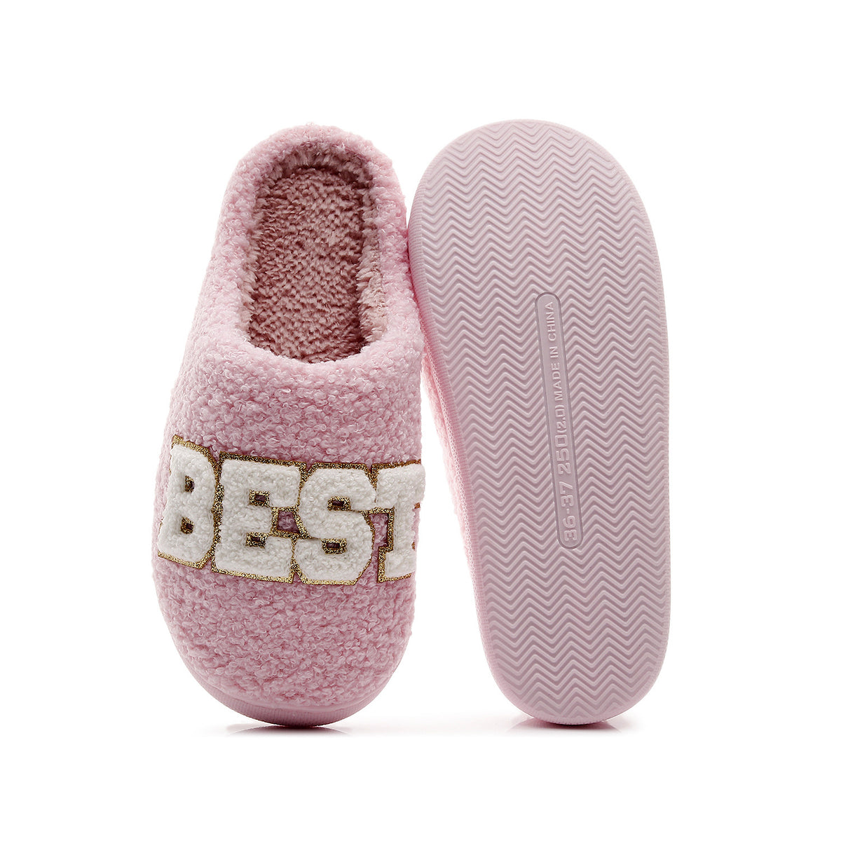 Chaussons Moumoute Lettres Dorées Bochausson