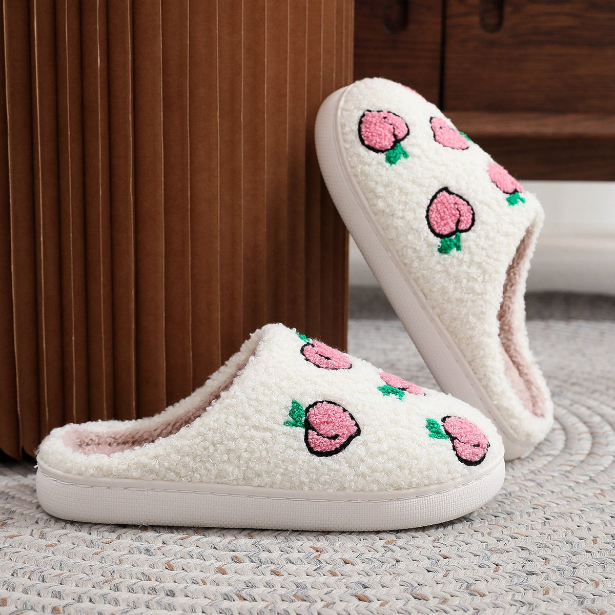 Chaussons Moumoute à Pêches Bochausson