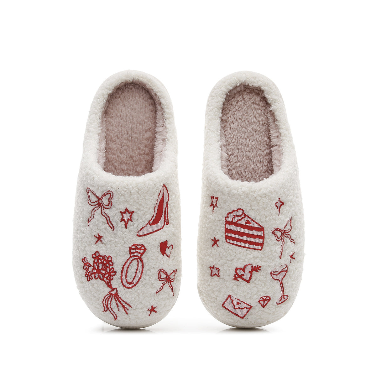 Chaussons Moumoute à Motifs Brodés Bochausson
