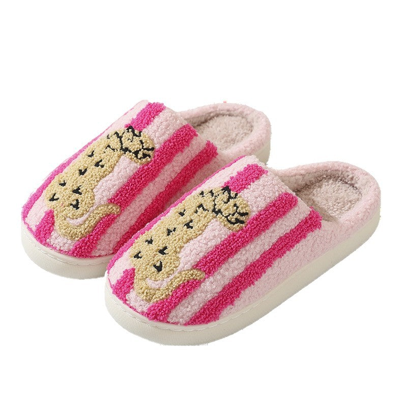 Chaussons Moumoute Léopard Bochausson