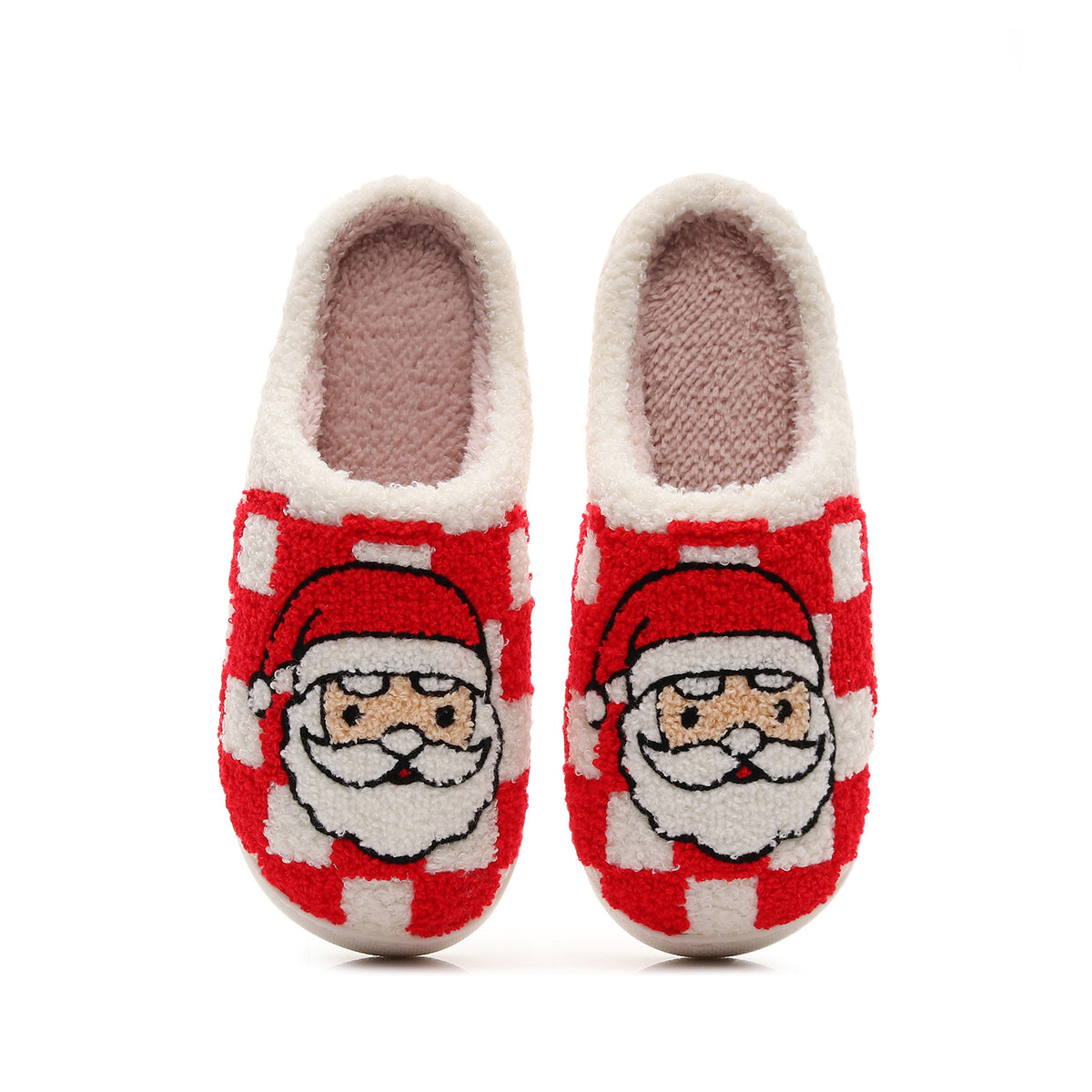 Chaussons de Noël à Carreaux Bochausson