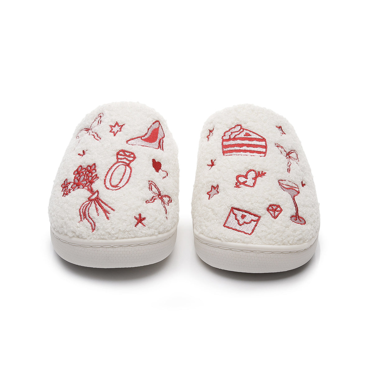 Chaussons Moumoute à Motifs Brodés Bochausson
