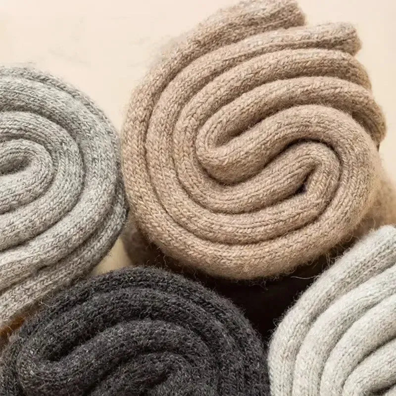 4 Paires de Chaussettes Premium en Laine Merinos