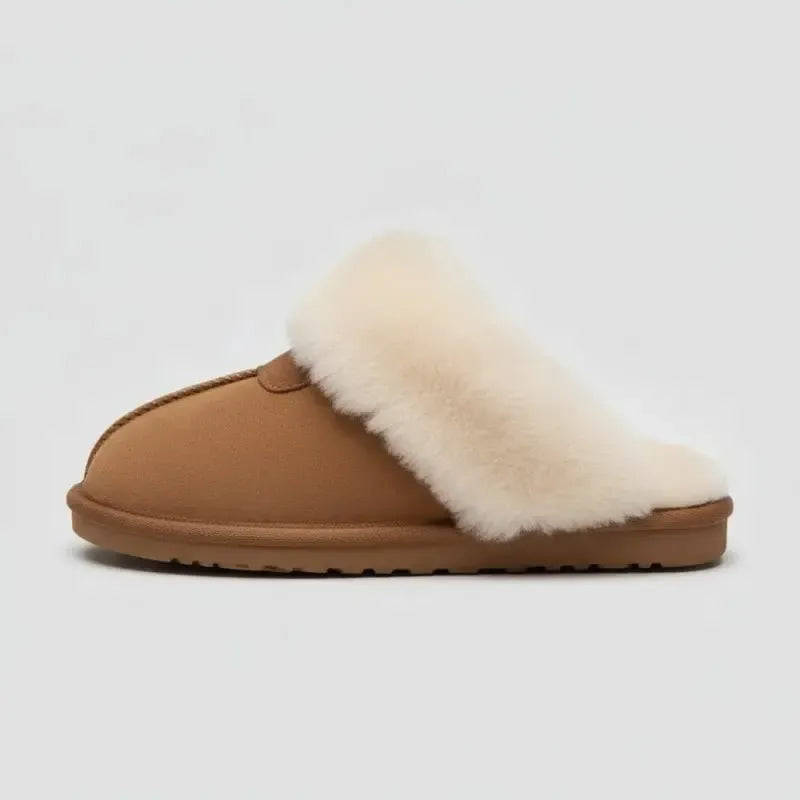 Chaussons Mules pour Homme Mouton Retourné