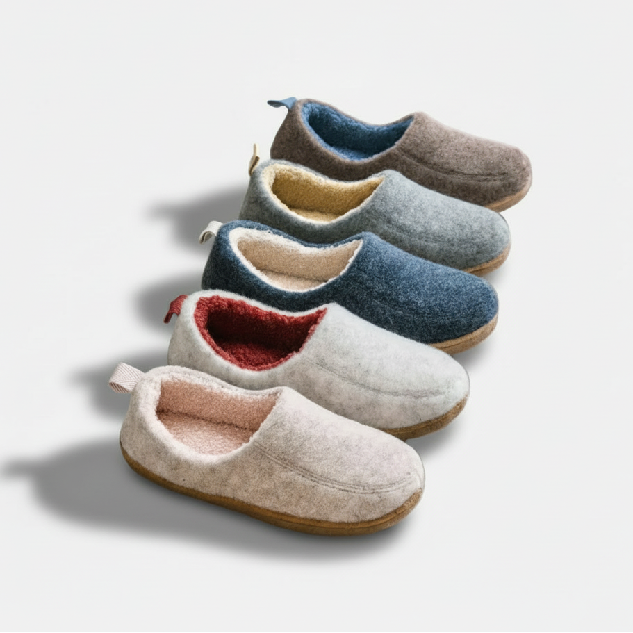 Chaussons Chauds en Feutre