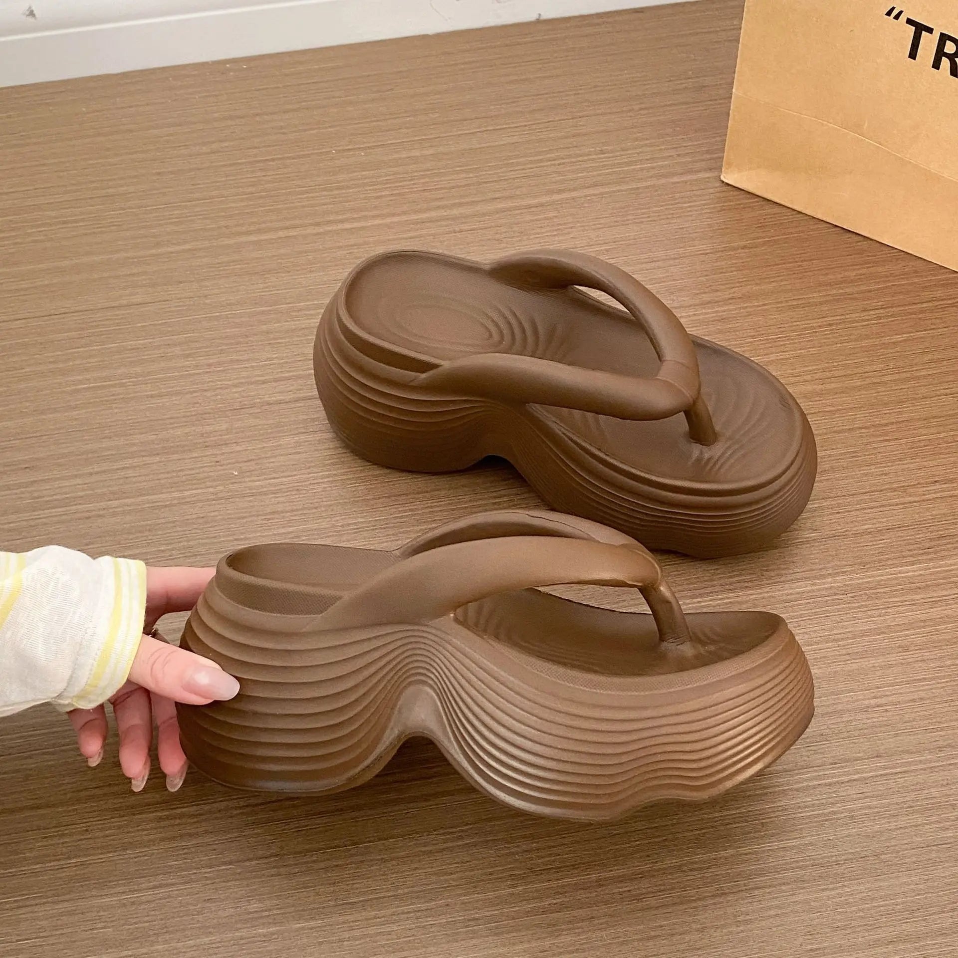 Tongs Femme Plateforme