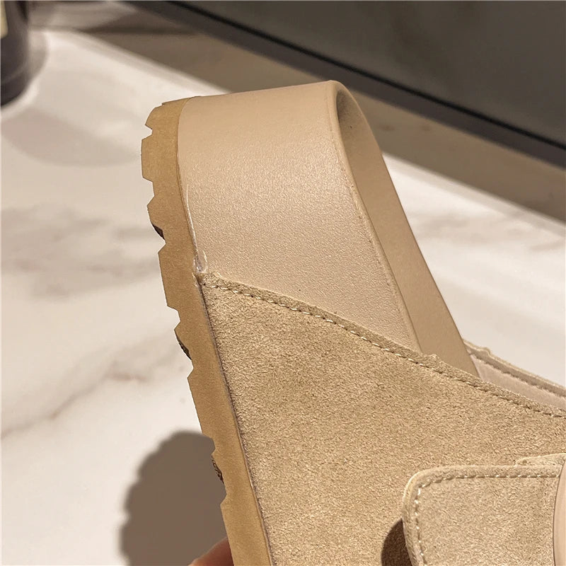 Chaussons femme été sandales