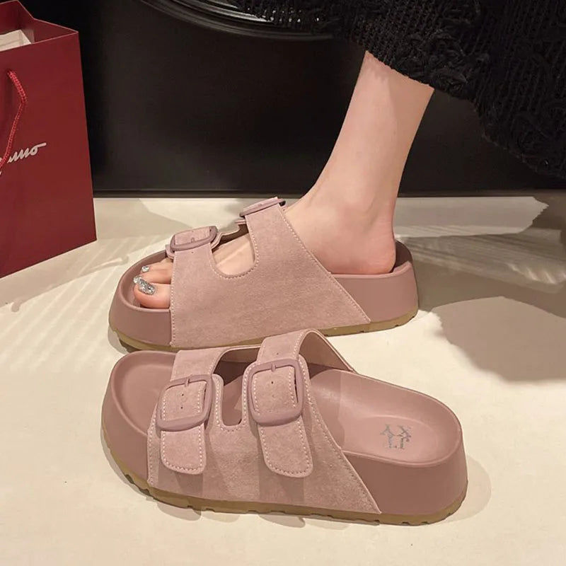 Chaussons femme été sandales