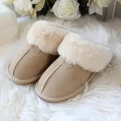 Chaussons Mules pour Homme Mouton Retourné