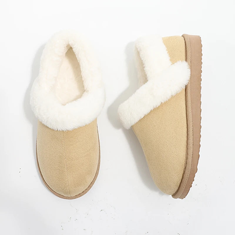 Chaussons Chauds Style Sherpa