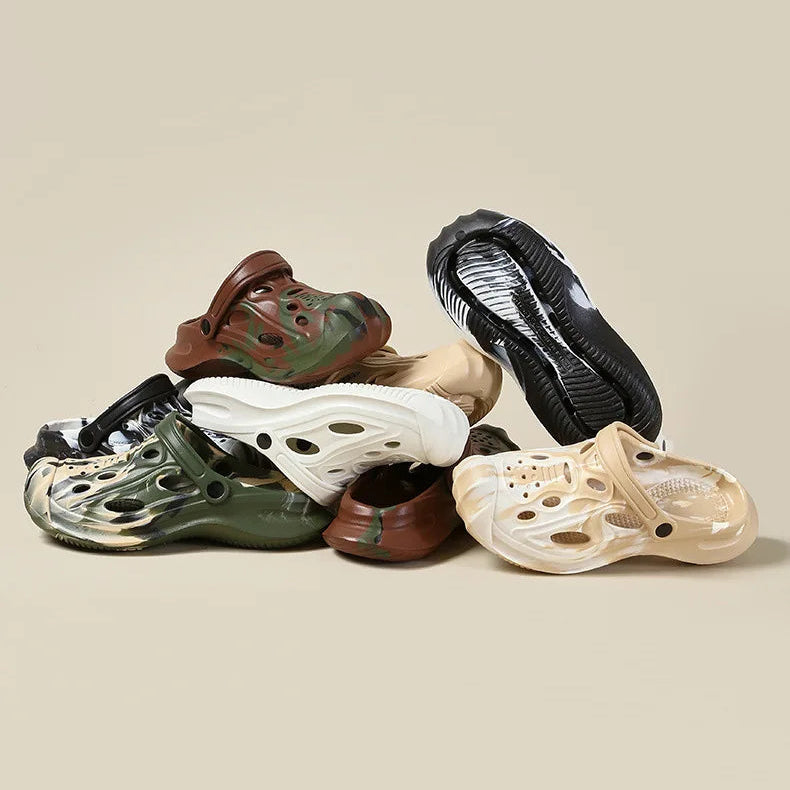 Chaussons Sabots pour Homme Bicolore