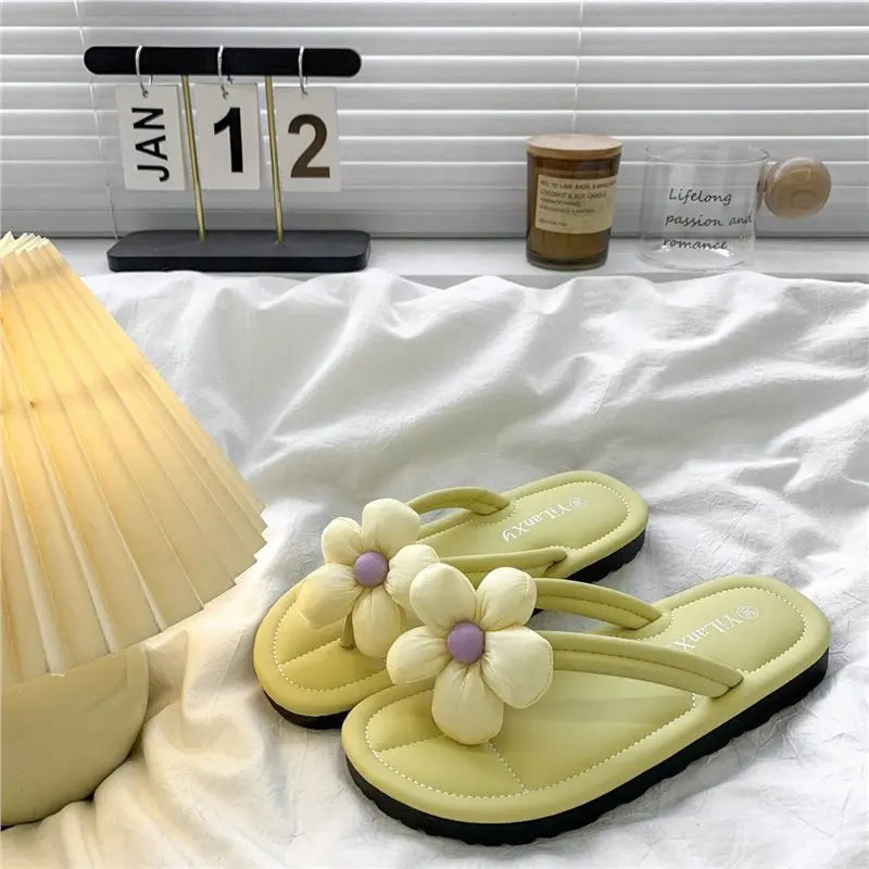 Tongs Femme avec Fleur