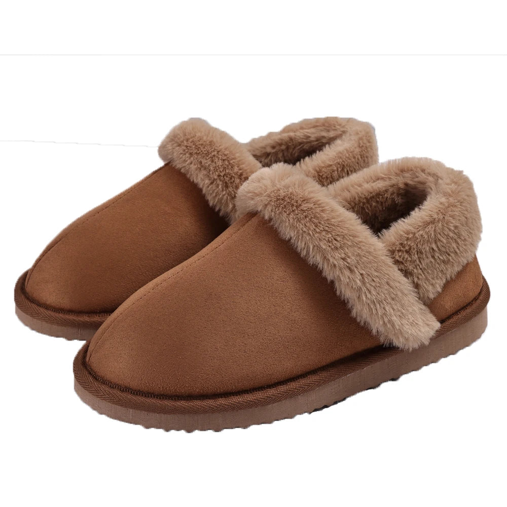 Chaussons Chauds Style Sherpa