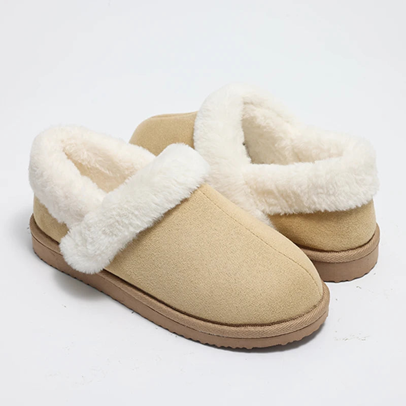 Chaussons Chauds Style Sherpa